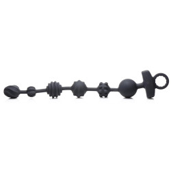 Master Series Boules anales vibrantes 21x Dark Rattler 40 x 4.5cm